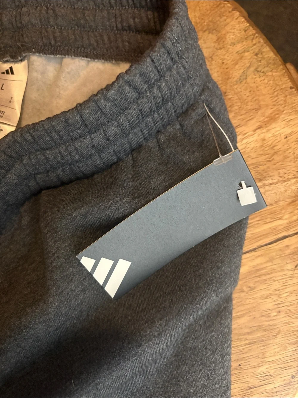 adidas Kids Dark Gray Athletic Joggers